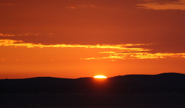 Zalazak sunca u Zadarskom kanalu 29. o