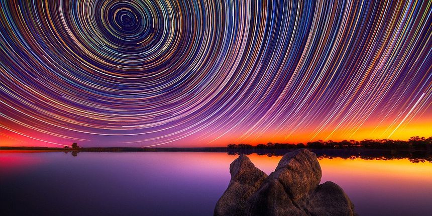 Australsko nebo (15-satna ekspozicija), Foto: Lincoln Harrison Australsko nebo (15-satna ekspozicija), Foto: Lincoln Harrison