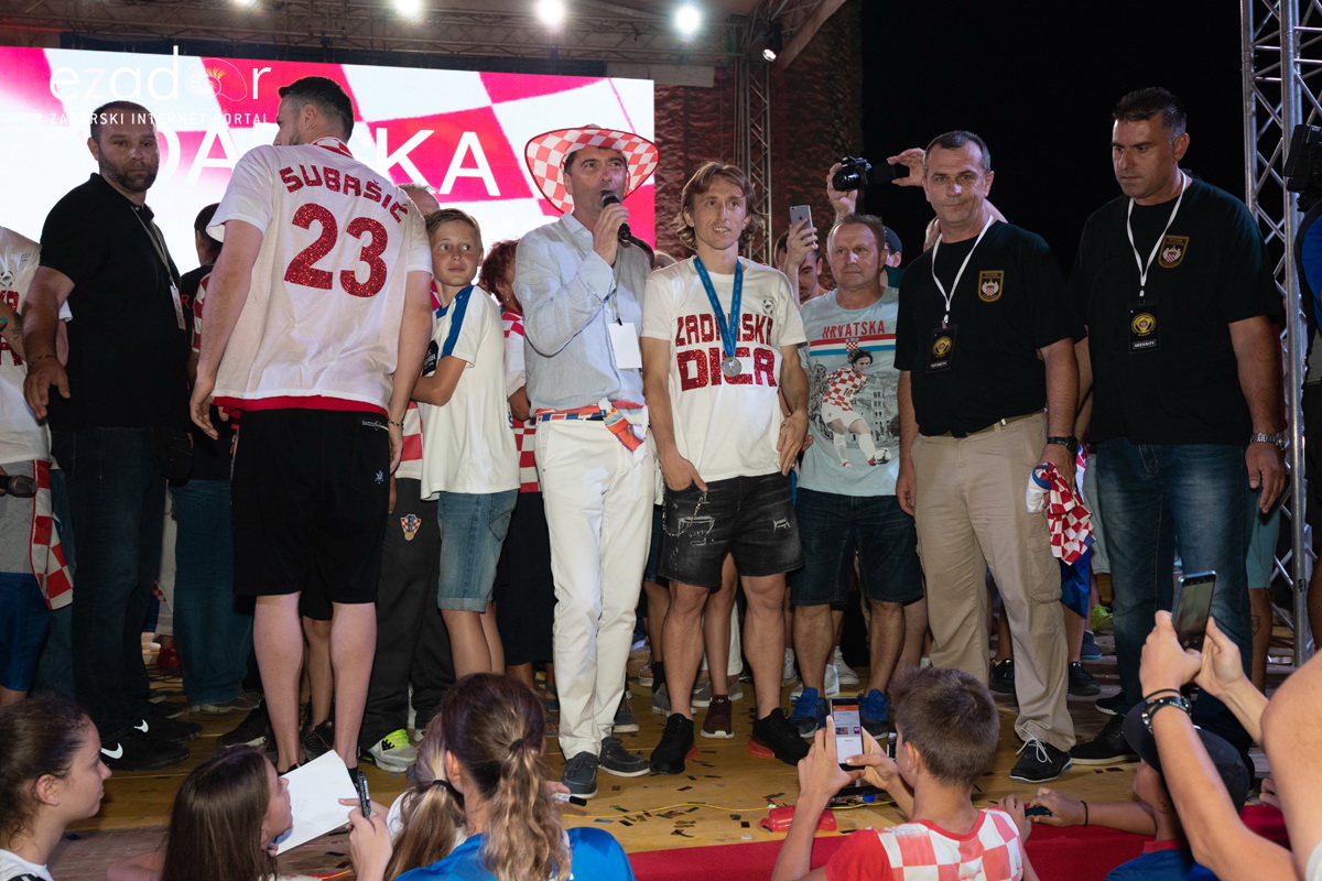 Veličanstven doček četvorice zadarskih Vatrenih