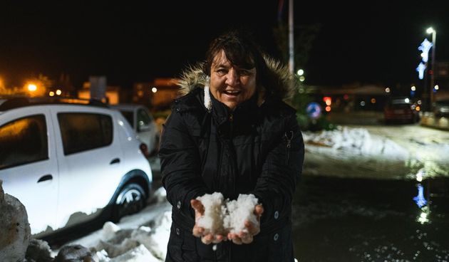 U Pakoštanima padala tuča više od 30 minuta i zabijelila cijelo mjesto