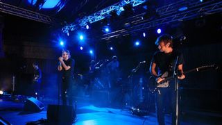 U sklopu prvog izdanja SuperUho Festivala na sibenskoj tvrdjavi sv Mihovila, na ljetnoj pozornici koncert je odrzao rock bend The National. Photo: Dusko Jaramaz/PIXSELL