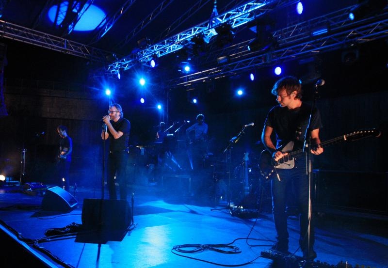 U sklopu prvog izdanja SuperUho Festivala na sibenskoj tvrdjavi sv Mihovila, na ljetnoj pozornici koncert je odrzao rock bend The National. Photo: Dusko Jaramaz/PIXSELL