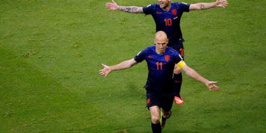 Wesley Sneijder i Arjen Robben, foto: Reuters