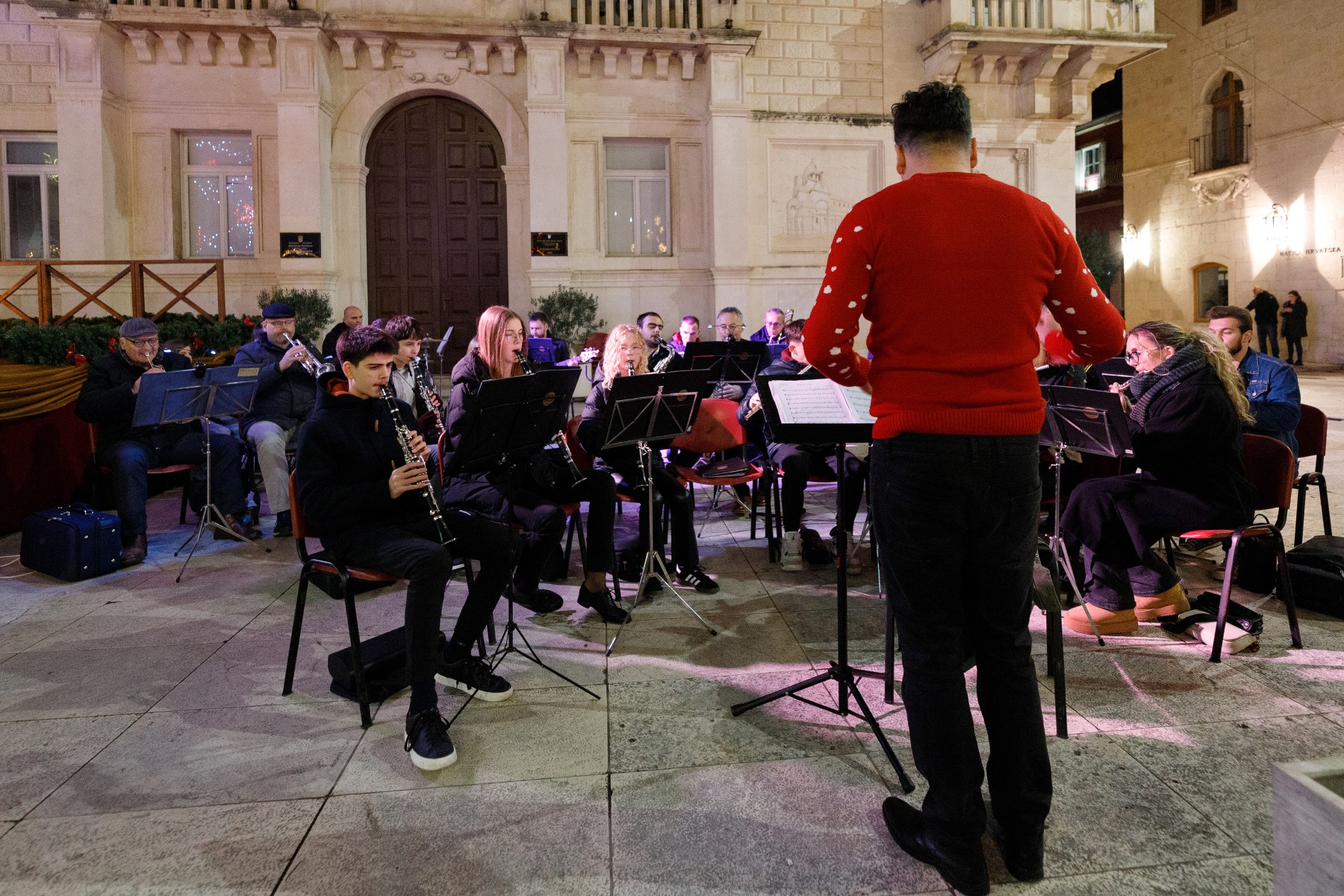 Gradska glazba Zadar na Narodnom trgu