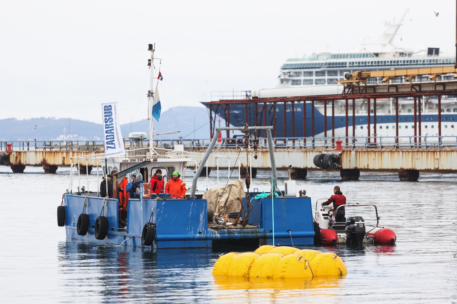 Riblji umjetni greben iz projekta “Adri.SmArtFish” otegljen na lokaciju kod Ošljaka