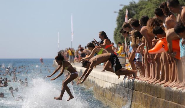 7. dm Millennium Jump na zadarskoj rivi, Foto: Filip Brala/PIXSELL