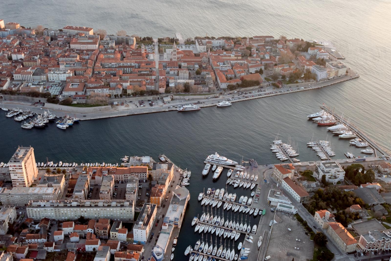 Zadar iz zraka, panorama Zadra Zadar iz zraka, panorama Zadra
