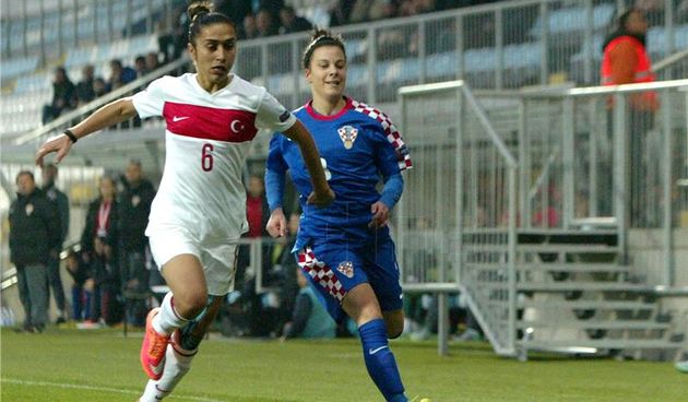 Hrvatske nogometašice svladale Tursku s 3-0. Foto: Hina