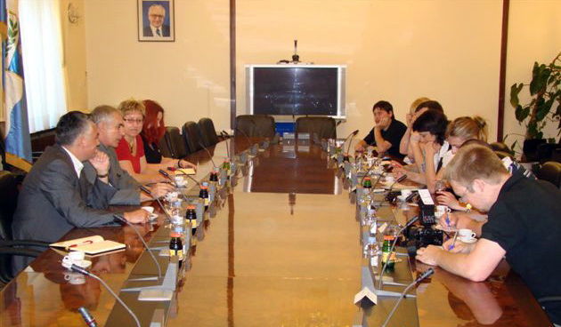 Zrilic i Bunja primili novinare Juznomoravske regije