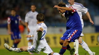Bratislava, Slovacka, 110810.
Stadion Pasienky.
Medjunarodna  prijateljska nogometna utakmica 
Slovacka – Hrvatska.
Na fotografiji: Niko Kranjcar.
Foto: Ronald Gorsic / CROPIX