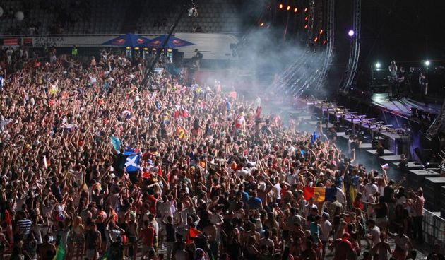 Split – Ultra Europe drugi put na Poljudu. Uzavrela atmosfera na festivalu. Photo: Ivana Ivanovic/PIXSELL
