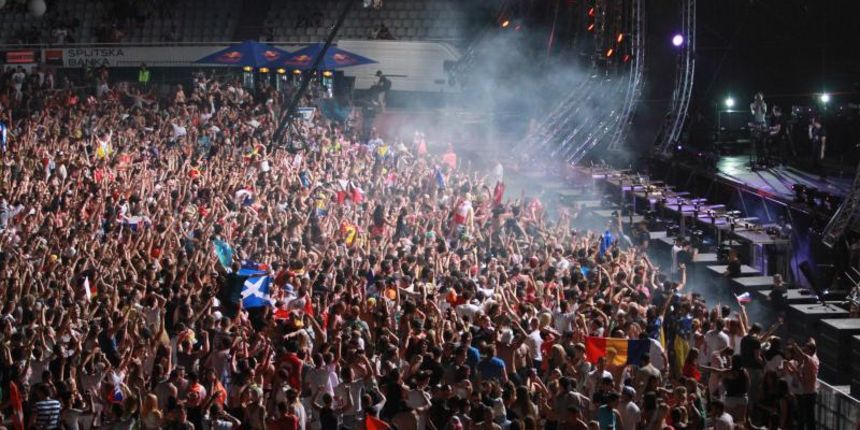 Split – Ultra Europe drugi put na Poljudu. Uzavrela atmosfera na festivalu. Photo: Ivana Ivanovic/PIXSELL