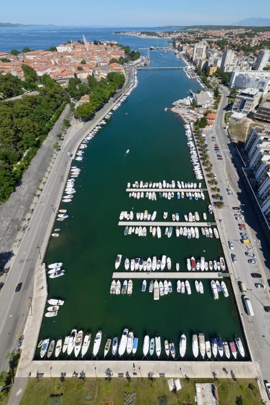 Zadar iz zraka, Jazine Zadar iz zraka, Jazine