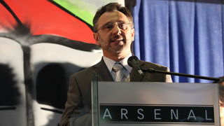 Zadar, 060510.
U klubu Arsenal obiljezena je 10.godisnjica rada obrazovnog portala srednjih skola Zadarske zupanije “RivaOn”.
Na fotografiji : Edin Kadic profesor u Medicinskoj skoli koja je pokrenula portal Rivaon.
Foto: Vladimir Ivanov / CROPIX