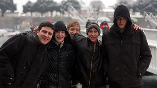 Snijeg u Zadru, 17. prosinca 2009, Foto: Saša Čuka