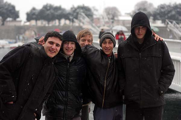 Snijeg u Zadru, 17. prosinca 2009, Foto: Saša Čuka