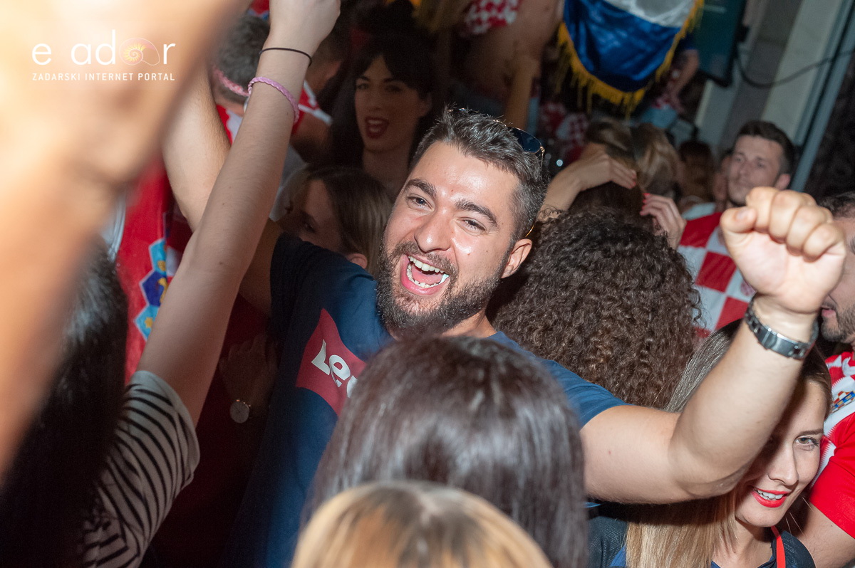 Zadar je gorio: Velika fešta nakon plasmana Vatrenih u finale Svjetskog prvenstva