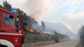 Požar na padinama Biokova Požar na padinama Biokova
