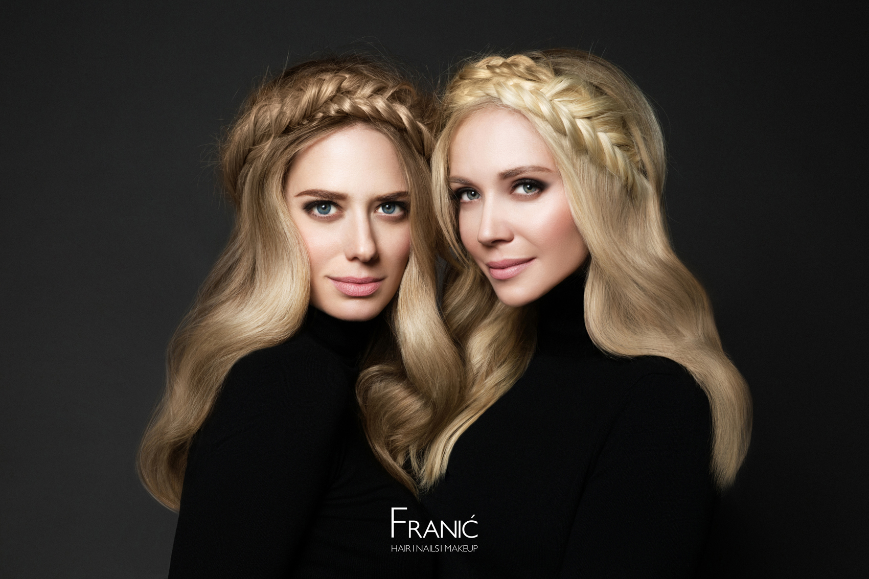 Jelena Veljača i Jelena Rozga za salon Franic Jelena Veljača i Jelena Rozga za salon Franic