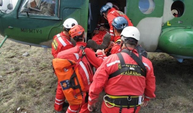 GSS-ovci helikopterom spasili pastira, foto: GSS