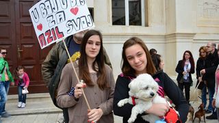 Skup podrške za NO KILL skloništa za životinje,  foto Iva Perinčić