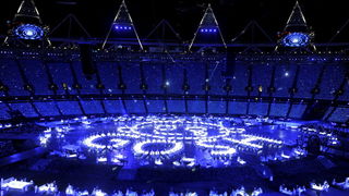 London, 270712.
Olimpijski stadion.
Svecano otvaranje Olimpijskih Igra u Londonu.
Na fotografiji: .
Foto: Drago Sopta / CROPIX