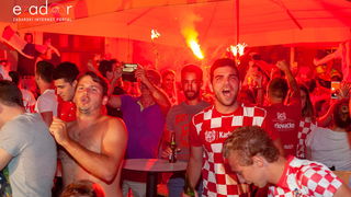 Zadar je gorio: Velika fešta nakon plasmana Vatrenih u finale Svjetskog prvenstva