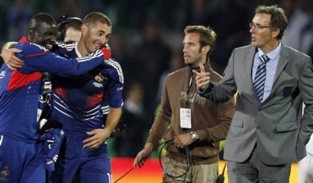 Benzema i Blanc, Foto. AP Photo
