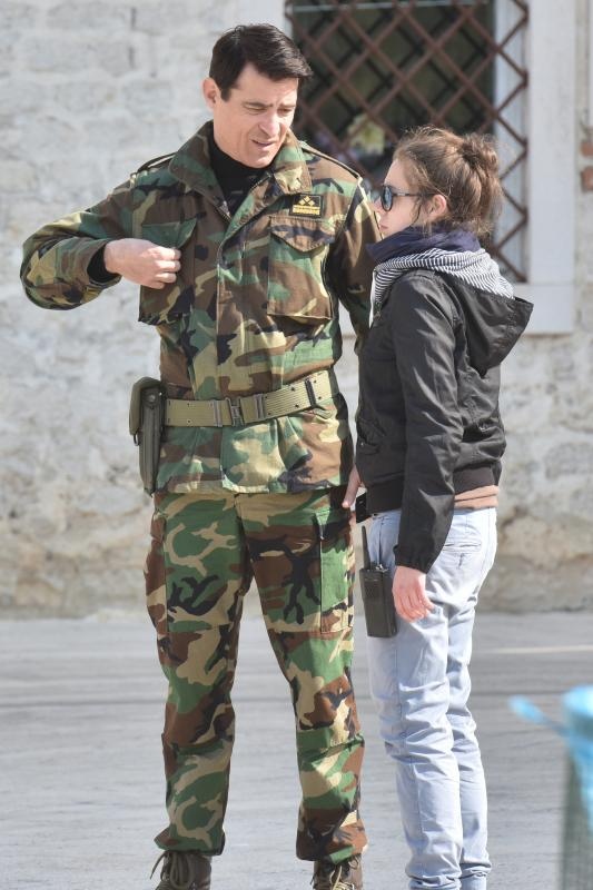 Snimanje scene iz filma “General” na zadarskom Forumu