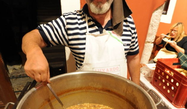 Zadar, 140912
I ove godine odrzana je tradicionalna Varoska festa koja se odrzava u rujnu, po zavrsetku turisticke sezone.
Na fotografiji: detalj iz Varosi; fazol iz konobe Stomorica.
Foto: Luka Gerlanc / CROPIX