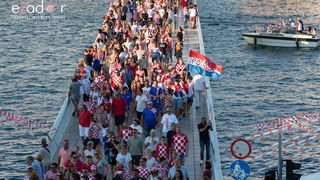 Veličanstven doček četvorice zadarskih Vatrenih Veličanstven doček četvorice zadarskih Vatrenih