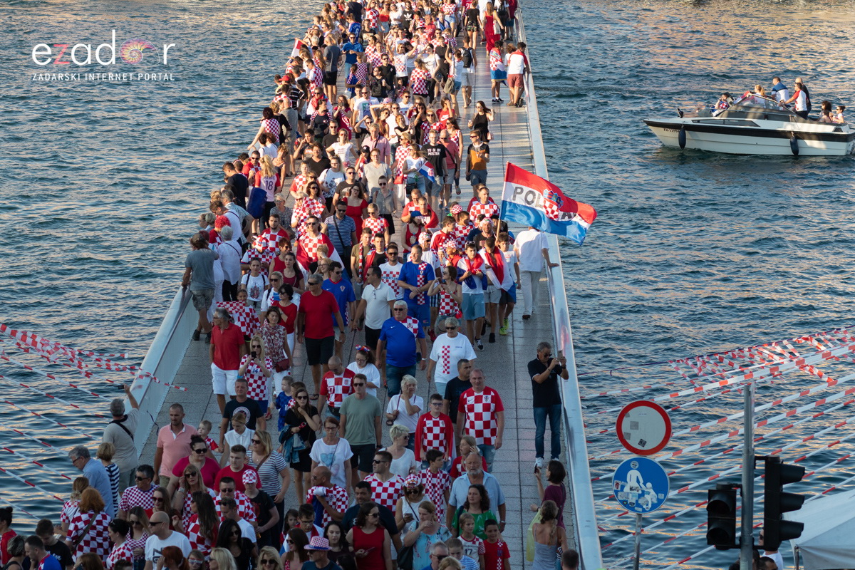 Veličanstven doček četvorice zadarskih Vatrenih Veličanstven doček četvorice zadarskih Vatrenih