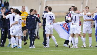 Sibenik, 050510.
Stadion Subicevac, Sibenik.
Druga utakmica finala Hrvatskog nogometnog Kupa.
Sibenik – Hajduk.
Foto: Josko Ponos / CROPIX