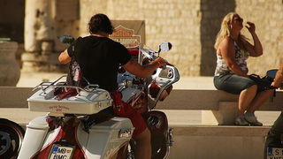 Nekoliko stotina vlasnika kultnih Harley Davidsona danas je posjetilo Zadar, Foto: Nevera ZD