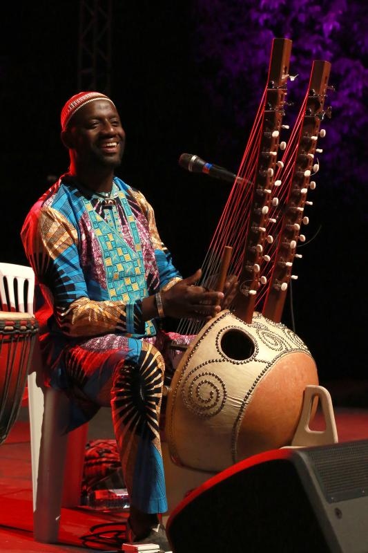 Gradina, 19. Ethnoambient Salona 2016, festival etno glazbe. Seckou Keita. Photo: Miranda Cikotic/PIXSELL