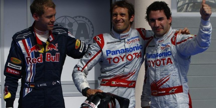 Trulli, Glock, Vettel (Reuters)