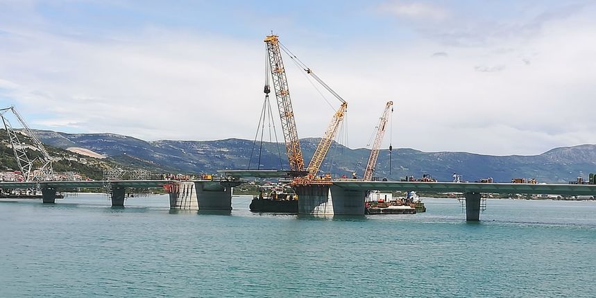 Gradilište mosta Čiovo – kopno