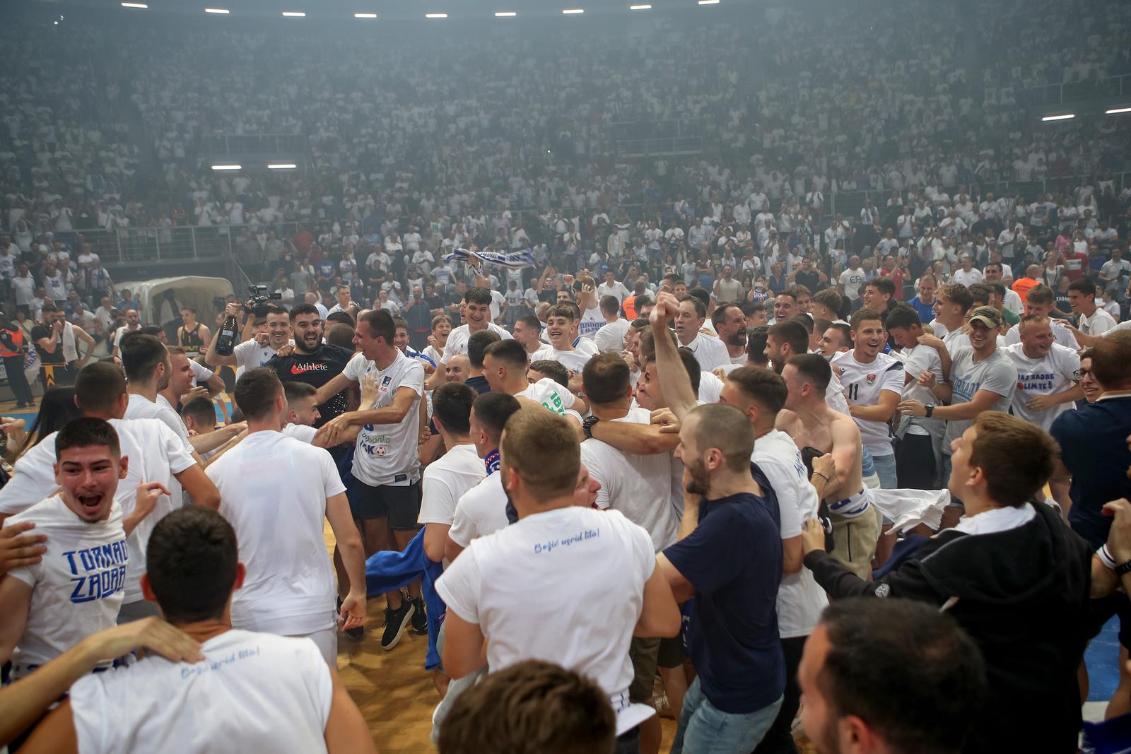 Košarkaši Zadra peti put u povijesti prvaci Hrvatske