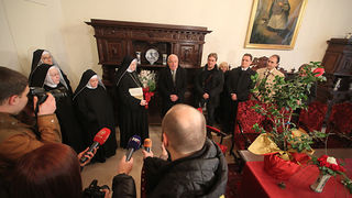 Gradonačelnik sa suradnicima u posjeti Benediktinskom samostanu
