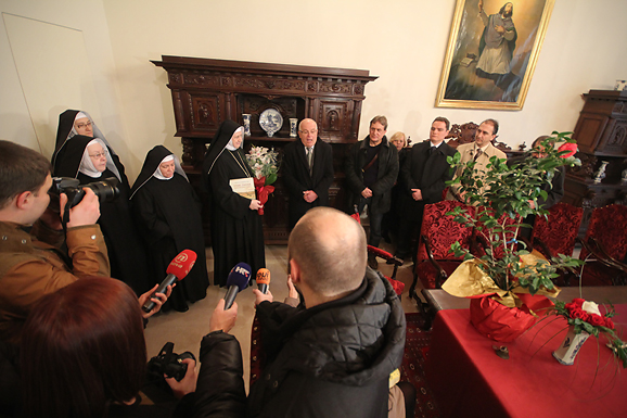 Gradonačelnik sa suradnicima u posjeti Benediktinskom samostanu
