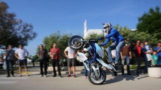 Vitrenjak: Moto vratolomije Nina Šarina Paky-ja, Foto: Filip Brala/PIXSELL Vitrenjak: Moto vratolomije Nina Šarina Paky-ja, Foto: Filip Brala/PIXSELL