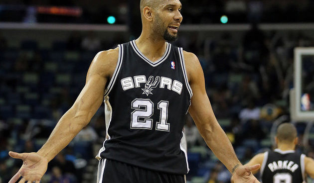Tim Duncan San Antonio Spurs, foto: nola.com
