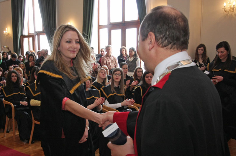 Promocija diplomiranih studenata, 7. ožujka 2009. (foto: Marin Gospić)