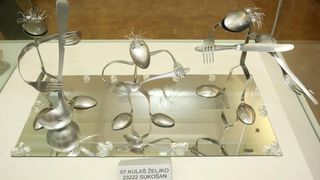 Udruga inovatora Zadarske zupanije organizirator je manifestacije pod nazivom 1. nacionalni i 4. zupanijski Festival suvenira Zadarske zupanije. Izlozba ima natjecateljski karakter. Photo: Dino Stanin/PIXSELL