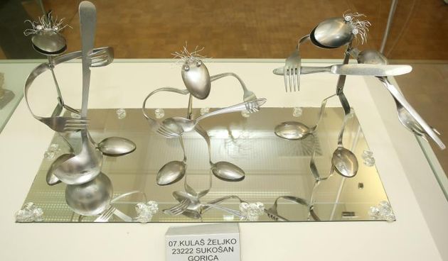 Udruga inovatora Zadarske zupanije organizirator je manifestacije pod nazivom 1. nacionalni i 4. zupanijski Festival suvenira Zadarske zupanije. Izlozba ima natjecateljski karakter. Photo: Dino Stanin/PIXSELL