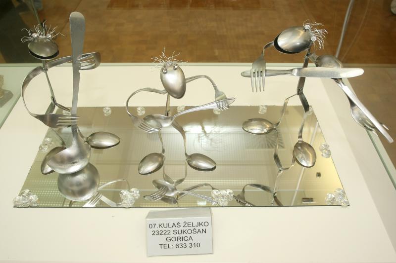 Udruga inovatora Zadarske zupanije organizirator je manifestacije pod nazivom 1. nacionalni i 4. zupanijski Festival suvenira Zadarske zupanije. Izlozba ima natjecateljski karakter. Photo: Dino Stanin/PIXSELL