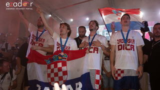 Veličanstven doček četvorice zadarskih Vatrenih