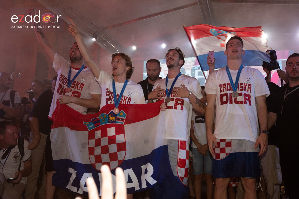 Veličanstven doček četvorice zadarskih Vatrenih