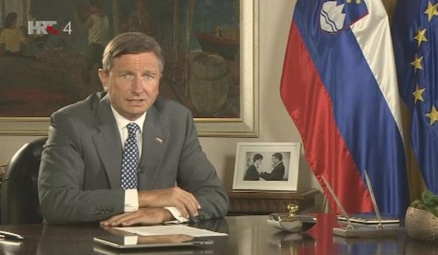 Borut Pahor, screenshot HRT4