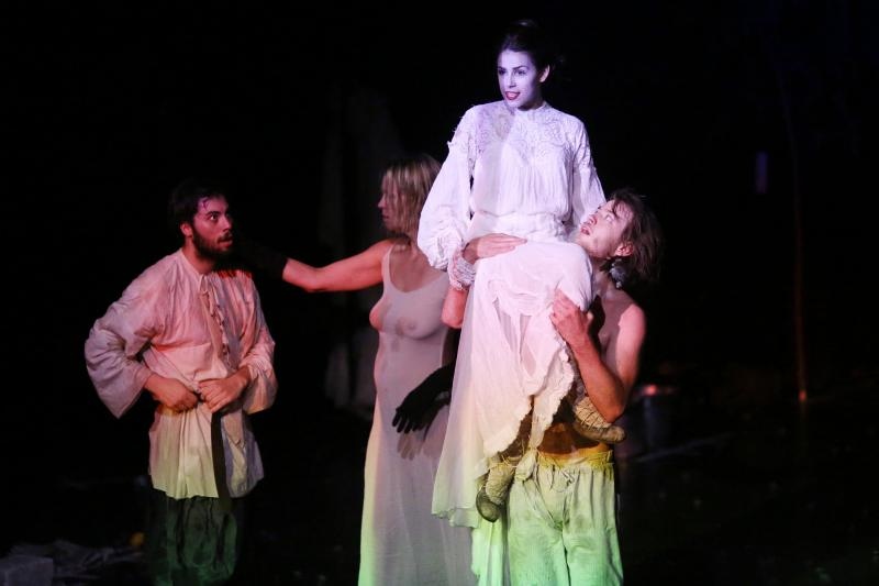 U sklopu Medjunarodnog festivala suvremenog kazalista Zadar snova, u kazalistu lutaka odrzana je predstava Grobnica za Borisa Davidovica. Photo: Filip Brala/PIXSELL